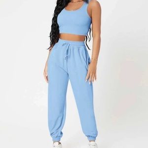 Baby blue jogger set